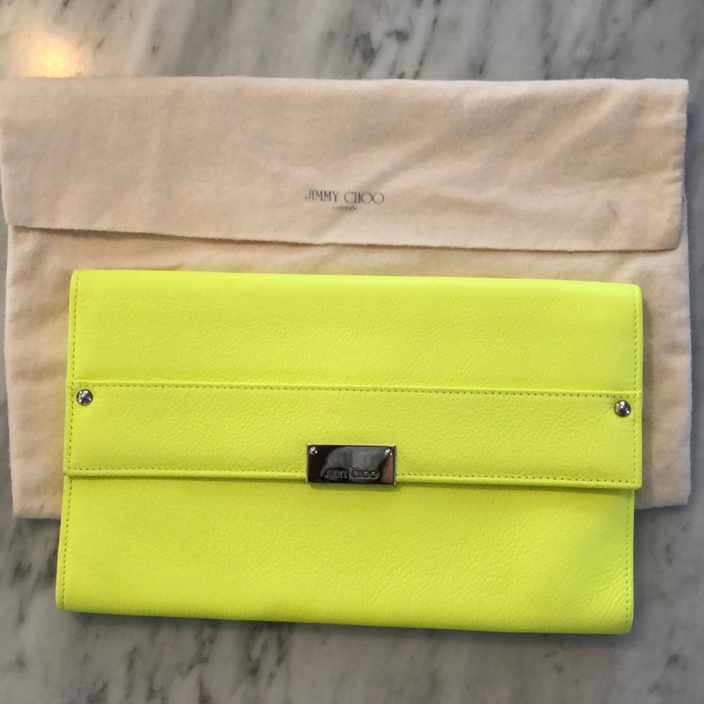 Never used - Jimmy Choo Reese envelope clutch bag